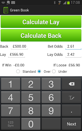 【免費生產應用App】Green Book Bet Calculator-APP點子