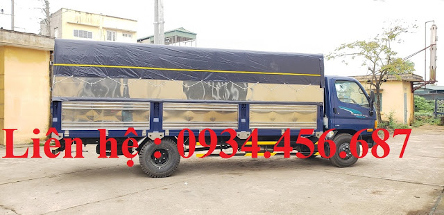 Xe tải Hyundai 110sl thùng bạt dài 5m7 Xe tải Hyundai 110sl thùng bạt dài 5m7