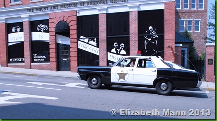 Vintage sheriff car