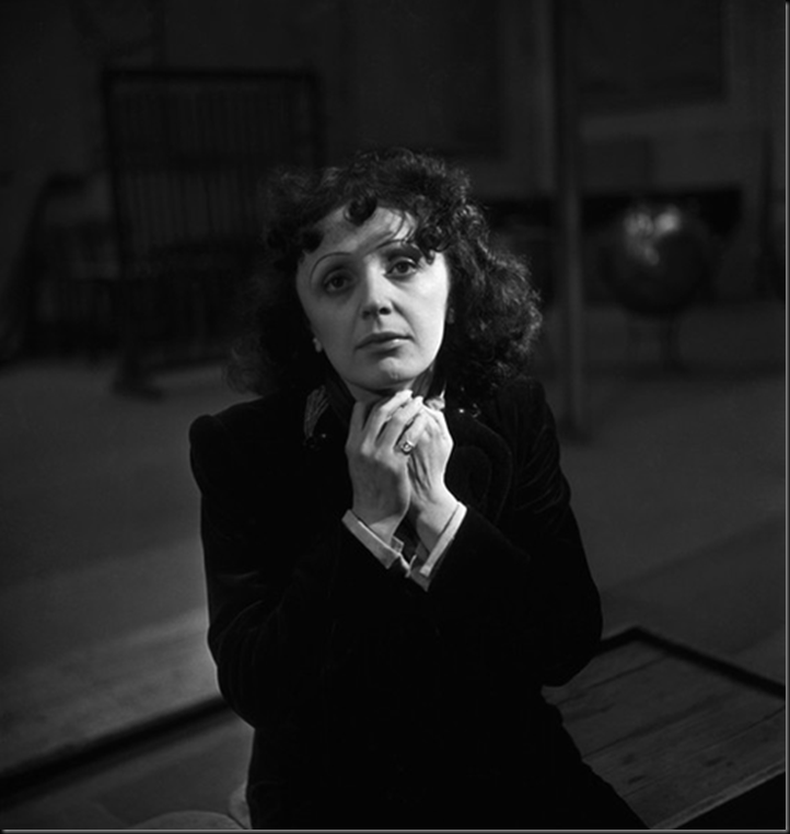 Edith Piaf, 1950 By Emile Savitry