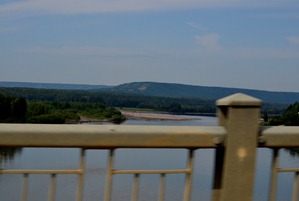 The Peace River from the bridge.  sigh.  I would have liked to see more