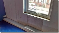 insulation board and window detail