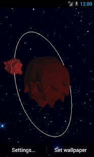 Free Download Asteroid live wallpaper APK for PC