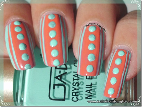 pink stripes and blue dots 3
