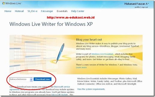 Microsoft Windows Live Writer 1