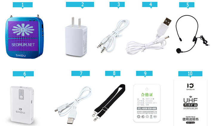 Máy trợ giảng không dây Shidu S22
