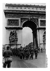 Jerman berhasil menduduki Paris, Prancis saat Perang Dunia 2