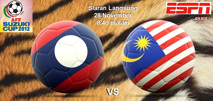 Piala AFF Suzuki 2012 : Keputusan Malaysia vs Laos