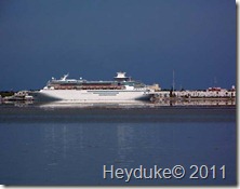 Cruise ship at Key West