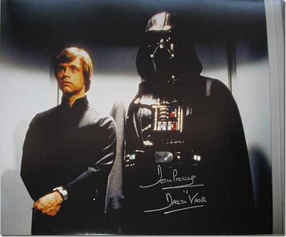 Darth Vader and Luke Skywalker