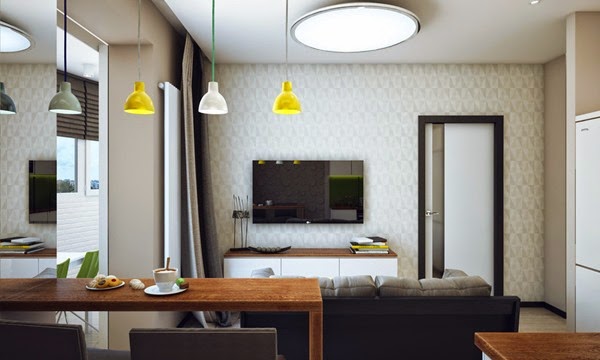 apartamento-lamparas-color-amarillo