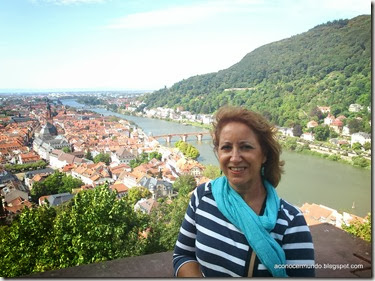 75-Heidelberg. Vistas del rio y la ciudad desde los jardines del castillo - DSC_0010 (2)
