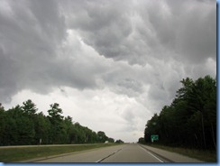 4877 Michigan - near Kinross, MI - I-75 - stormy skies