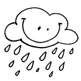RAIN COLORING PAGES