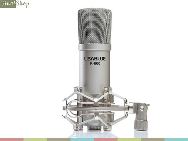 Libablue K-600 (Bạc) Micro hát karaoke cho máy tính