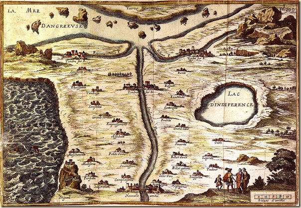 Carte du Tendre, XVIIème siècle, BNF