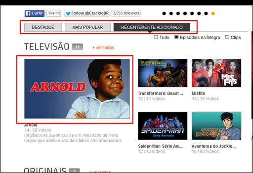 Filmes e Seriados de TV grátis - streaming de vídeo  via internet - Visual Dicas
