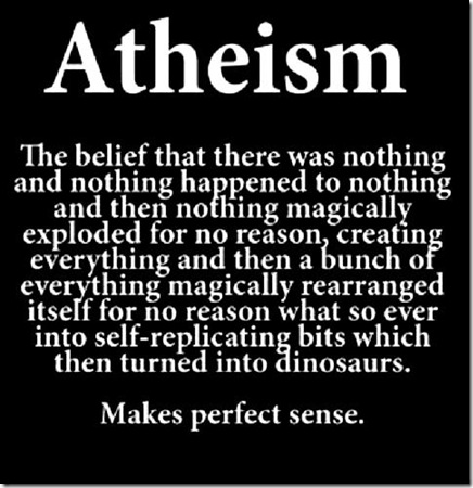 Atheism idiocy explained