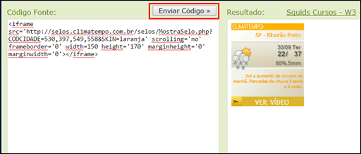Widget – Coloque o clima no seu blog - Visual Dicas