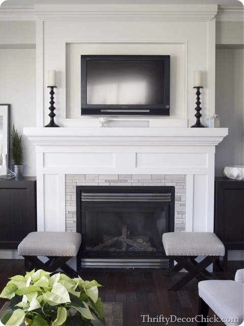 fireplace with tv
