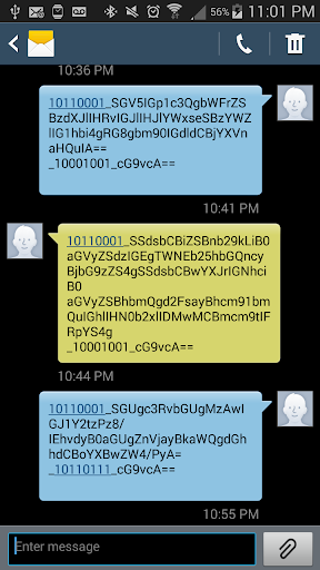 Encrypted Text-Secret Message