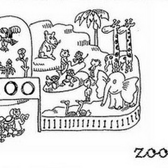 Dibujos Para Colorear Zoologico