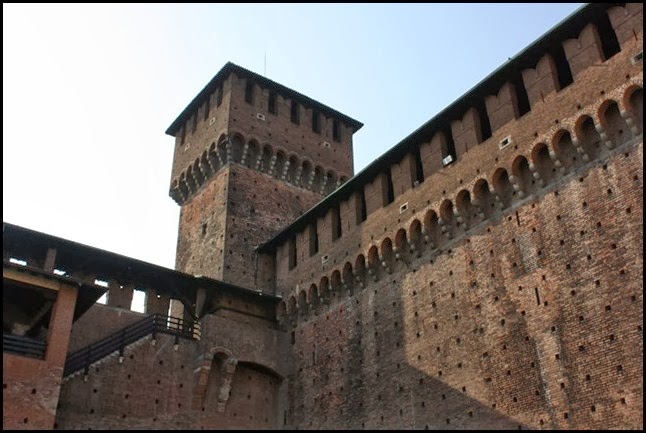 Curtain walls Castello Sforzesco