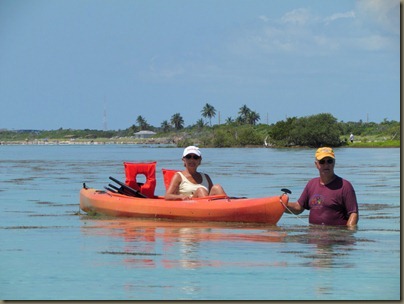 kayaking around sunshine key, john and janet