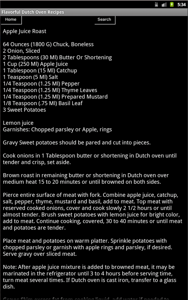500 Dutch Oven Recipes Screen 3