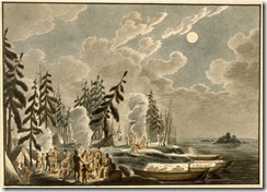 Rindisbacher inhospitable shores of Lake Winnipeg 1821