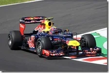 Webber nelle prove libere del gran premio del Giappone 2012