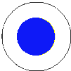 punct albastru