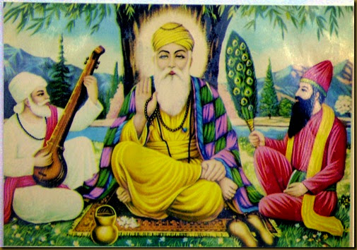 gurunanak with disciples
