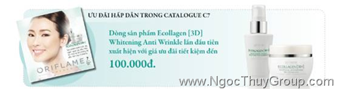 Khuyến mãi đặc biệt trong catalogue Oriflame 7-2011