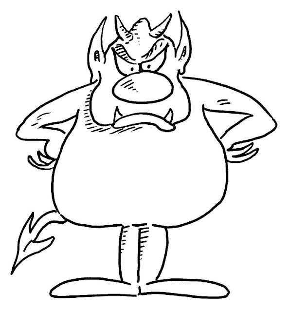 Devil Coloring Pages