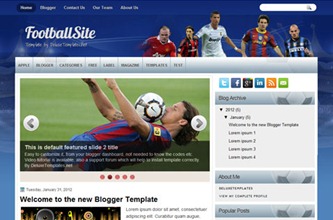 футбол-blogspot-шаблон