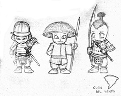 Diseños para los Samukokes del Clan del Viento