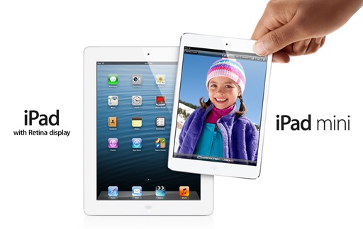 iPad mini and iPad 4th generation