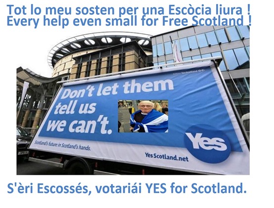 campanha pel Yes en Escòcia punt de vista