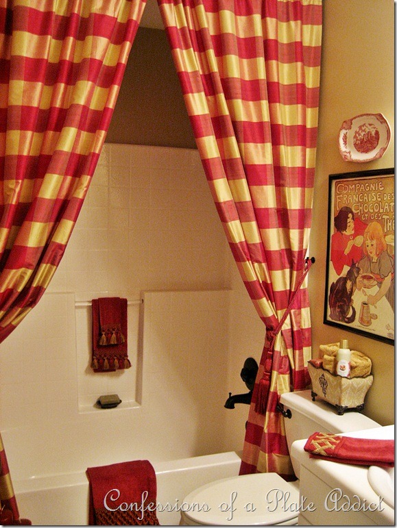My French Country Guest Bath, French Country Bathroom Shower Curtains