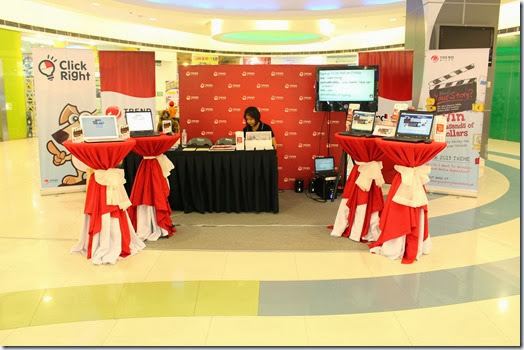 Trend Micro Booth at SM Marikina Cyberzone