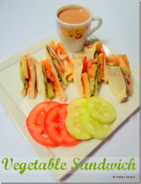 Vegetable Sandwich Recipe