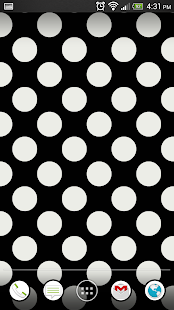 How to download Polka Dot Black White Theme patch 1.1 apk for pc