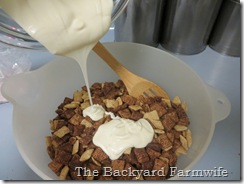 Chocolate Chocolate Candy Cane Chex Mix - The Backyard Farmwife
