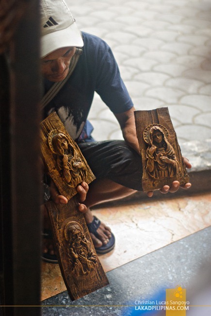 Vendors Selling Religious Icons at Magellan’s Cross Cebu