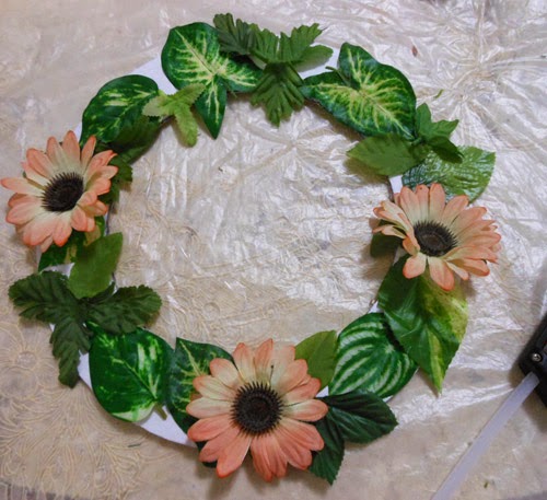 DIY decoração - como fazer guirlanda de flores