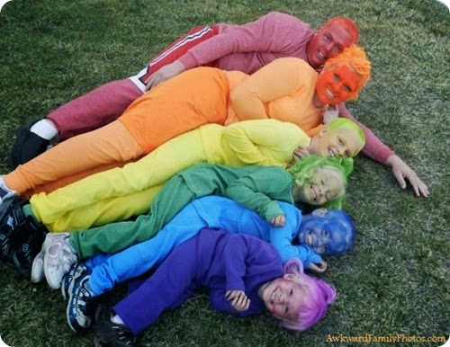 colorful family