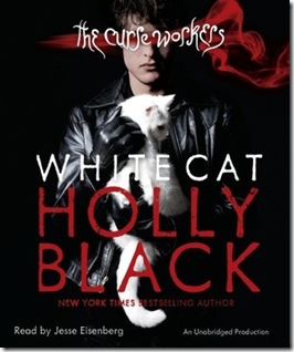 audiobook cover of White Cat by Holly Black read by Jesse Eisenberg