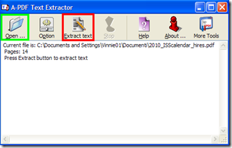 A-PDF Text Extractor