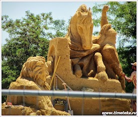 Бургас. Фестиваль песчаных скульптур